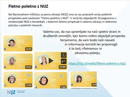 Fletno poletno z NIJZ